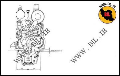 موتور دیزل کوماتسو 4D130