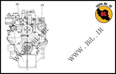 راهنما و نقشه کامل موتور دیزل کوماتسو 4D94