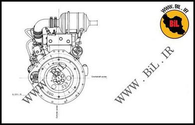 نقشه موتور دیزل کوماتسو 4D95