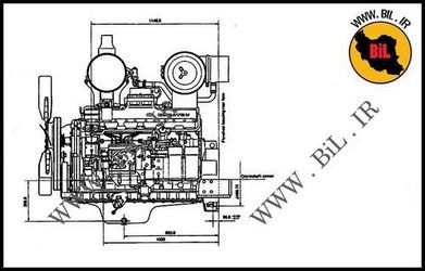 راهنما و نقشه موتور دیزل کوماتسو 6D140