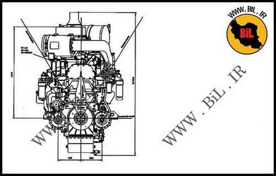 راهنما و نقشه موتور دیزل کوماتسو 8v170