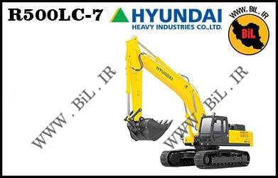 electrical & hydraulic hyundai r500lc-7